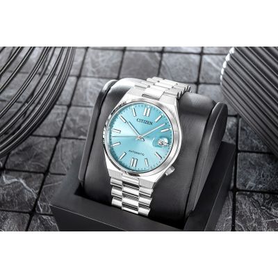 5. Zegarek Męski CITIZEN Tsuyosa Sapphire Mechanical NJ0151-88M + BOX