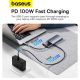 16. HUB USB 6w1 Baseus Metal Gleam Series II USB-A/USB-C/USB-C PD/HDMI/RJ45 - czarny