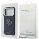 8. Etui Guess FW Resin Logo na iPhone 17 Pro - niebieskie