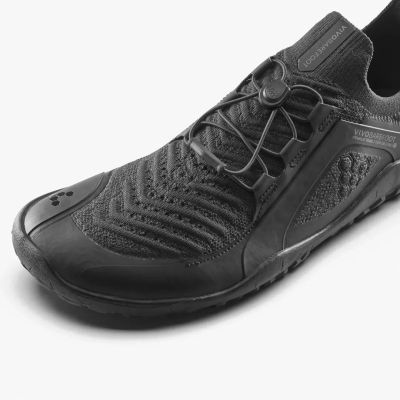 2. Vivobarefoot PRIMUS TRAIL KNIT FG MENS OBSIDIAN/OBSIDIAN (309114-01)