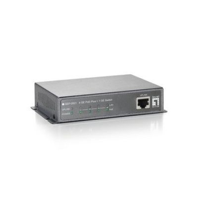6. Przełącznik LevelOne GB PoE+ 5-portowy 19" 115W 1Gbps
