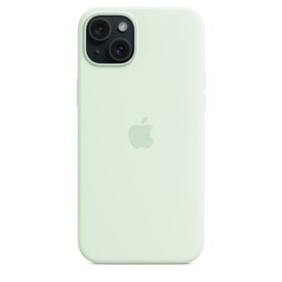 6. Silikonowe etui Apple z MagSafe Soft Mint, do Apple iPhone 15 Plus, MT103ZM/A