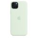 6. Silikonowe etui Apple z MagSafe Soft Mint, do Apple iPhone 15 Plus, MT103ZM/A