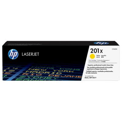 2. Toner HP żółty HP 201X, HP201X=CF402X, 2300 str.