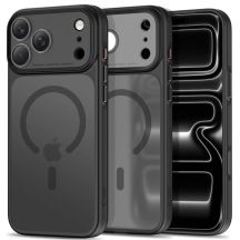 Etui Tech-Protect MagPrime MagSafe CC na iPhone 18 Pro / iPhone 17 Pro - czarne matowe