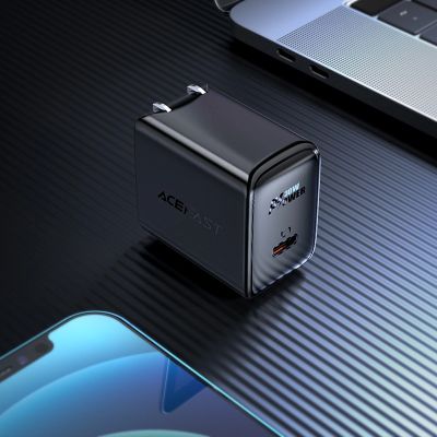 2. Ładowarka sieciowa Acefast A23 30W GaN USB-C US - czarna