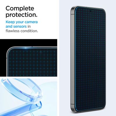 12. Szkło hartowane Spigen Glas.tR EZ Fit na Samsung Galaxy S24 FE (2 szt.)