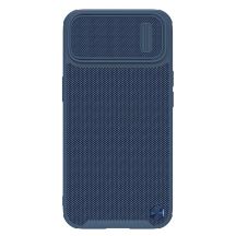 Nillkin Textured S Case etui iPhone 14 pancerny pokrowiec z osłoną na aparat niebieski