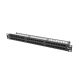 4. Patch panel Lanberg PPU6-1048-B (1U; kat. 6; 48xRJ-45)