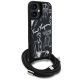3. Etui Karl Lagerfeld Crossbody Grained Pattern & Logo do iPhone 16 - czarne