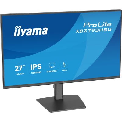 29. iiyama ProLite XB2793HSU-B1 monitor komputerowy 68,6 cm (27") 1920 x 1080 px Full HD LED Czarny