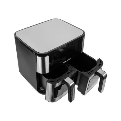 5. AIR FRYER frytkownica beztłuszczowa BLOW 2500W 9L dwukomorowa
