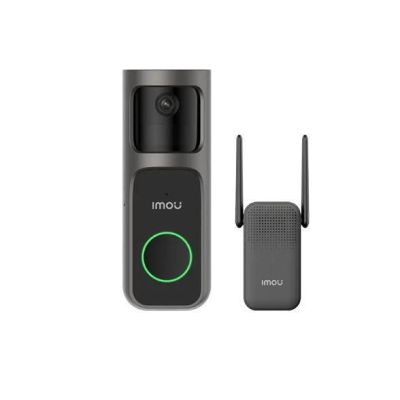 8. Imou DB-3EP-4M0W/DS3 zestaw dzwonka do drzwi Czarny