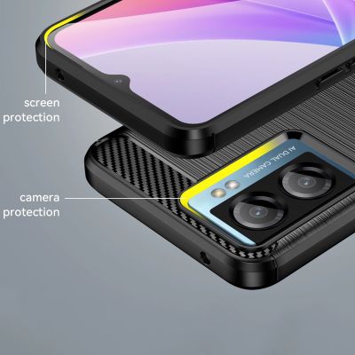 13. Carbon Case etui Xiaomi Poco F4 5G elastyczny silikonowy karbonowy pokrowiec czarne