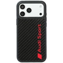 Etui Audi R8 Carbon Fiber MagSafe na iPhone 18 Pro Max / 17 Pro Max - czarne