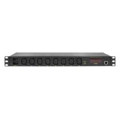 5. LogiLink PDU8P01 rozdzielacz zasilania PDU 8 x gniazdo sieciowe 1U Czarny