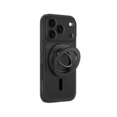 4. Etui AMAZINGTHING Titan Pro Lens Ring Set na iPhone 18 Pro Max z osłoną aparatu i ringiem magnetycznym kompatybilne z MagSafe - czarne