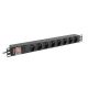 LANBERG LISTWA ZASILAJĄCA RACK PDU PRO 19" (1U, 16A, 7X SHUKO, 2M, CZARNA) PDU-PRO-07F-0200-BK