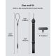 13. Smycz Spigen Universal Adjustable Lanyard Strap Wrist do telefonu - czarne
