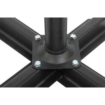 5. PARASOL OGRODOWY 300CM SKŁADANY NA WYSIĘGNIKU SZARY ANTRACYT