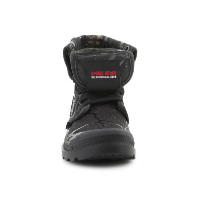 2. Palladium Stranger Things BAGGY HOPPER TUNNELS Women's 94625-008-M Black