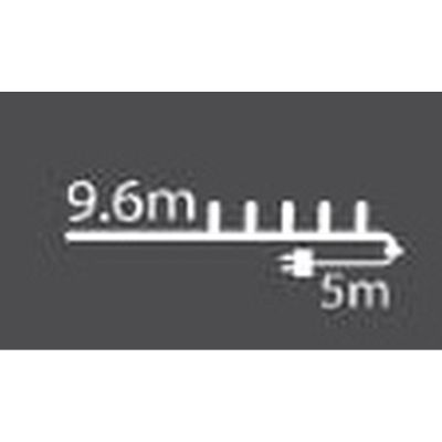 24. LAMPKI CHOINKOWE ŁAŃCUCH ŚWIETLNY 96 LED RGB Z PILOTEM