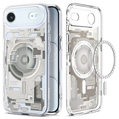 Etui Spigen Ultra Hybrid MagSafe na iPhone 17 Air Zero One - tytanowe