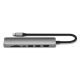 3. Wieloportowa przejściówka Satechi 7-w-1 USB-C Slim z Ethernetem - gwiezdna szarość