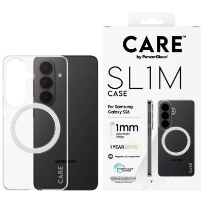 Etui CARE by PanzerGlass SL1M na Samsung Galaxy S26 - przezroczyste