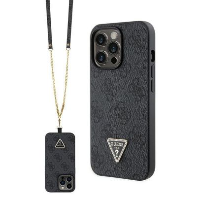 Etui Guess Crossbody 4G Metal Logo na iPhone 13 Pro / iPhone 13 - czarne
