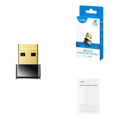 8. Karta sieciowa CUDY WU650 AC650 USB 2.0 Nano