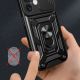 4. Etui Hybrid Armor Camshield na iPhone 16 Plus pancerne z osłoną na aparat z podstawką - czarne