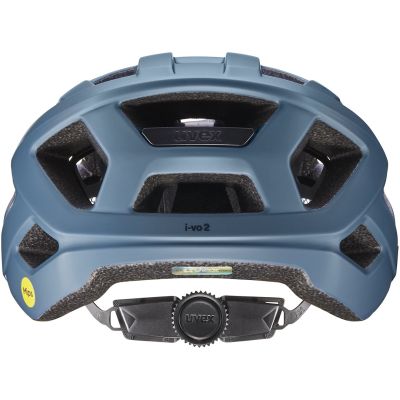 4. Kask rowerowy UVEX I-vo 2 MIPS 56-60cm, stone blue/black matt