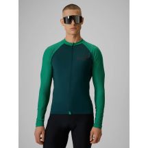 Longsleeve kolarski z filtrem UPF50+ męski 4F 4FRSS26TFLOM649-41S