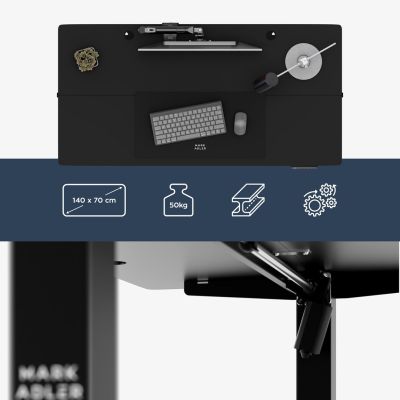 8. Biurko Leader 7.3 Black