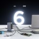 9. Ładowarka Joyroom JR-TCM02 wieloportowa GaN 65W EU 4x USB-C 2x USB-A - ciemnoszara