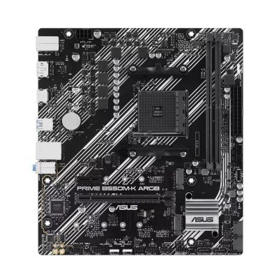8. ASUS PRIME B550M-K ARGB AMD B550 Socket AM4 micro ATX