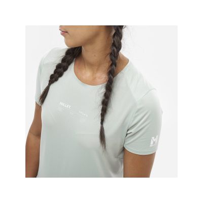 3. Koszulka damska MILLET Intense Ts Ss W pastelowy zielony