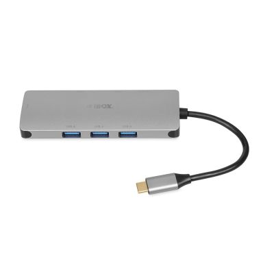 3. IBOX HUB USB IUH3RJ4K USB3.2 LAN HDMI 4K PD100W