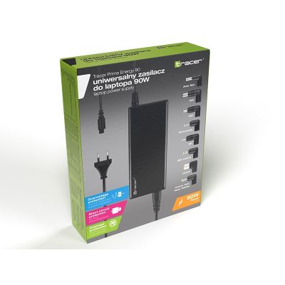 7. Tracer Prime Energy 90 adapter zasilający/ inwentor Uniwersalne 90 W Czarny