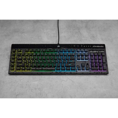 10. Corsair K55 RGB PRO klawiatura Gaming USB QWERTZ Niemiecki Czarny