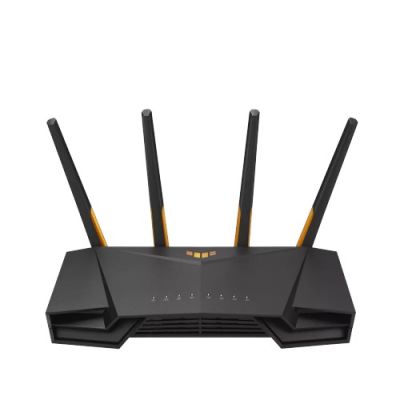 4. ASUS TUF Gaming AX3000 V2 router bezprzewodowy Gigabit Ethernet Dual-band (2.4 GHz/5 GHz) Czarny, Pomarańczowy