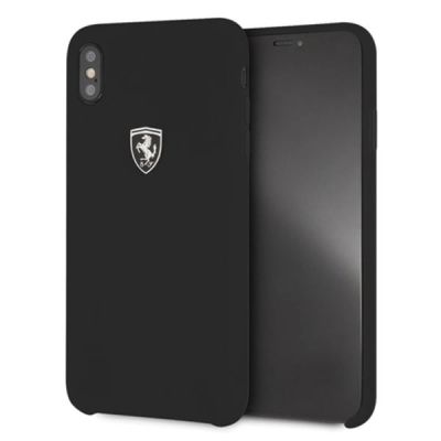 2. Etui Ferrari Silicone Off Track na iPhone Xs Max - czarne