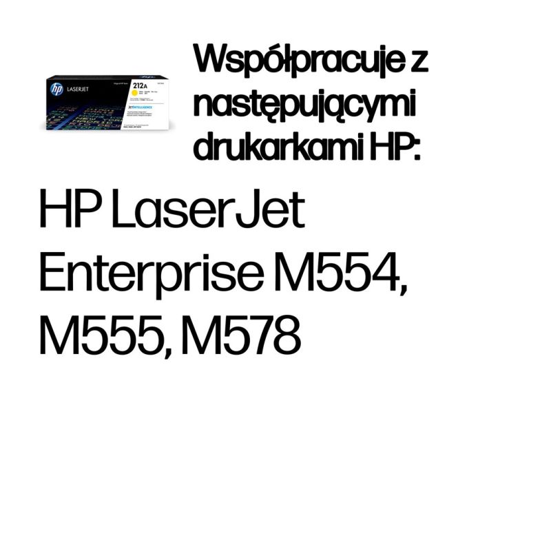 2. HP 212A YELLOW ORIGINAL/LASERJET TONER CARTRIDGE
