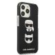 4. Etui Karl Lagerfeld Karl&Choupette Head na iPhone 13 Pro Max - czarne