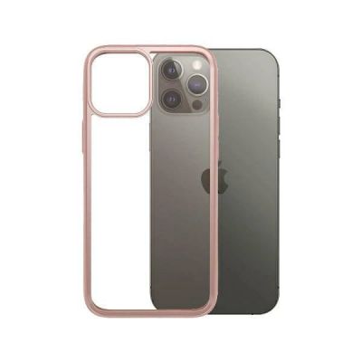 2. Etui PanzerGlass ClearCase na iPhone 12 Pro Max - przezroczysto-różowe