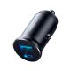 3. Mini ładowarka samochodowa Joyroom JR-CCN05 30W USB-A USB-C - czarna