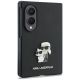 3. Etui Karl Lagerfeld Saffiano Karl&Choupette Pin na Samsung Galaxy Z Fold 8 - czarne