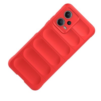 10. Magic Shield Case etui do Xiaomi Redmi Note 12 5G / Poco X5 5G elastyczny pancerny pokrowiec czerwone