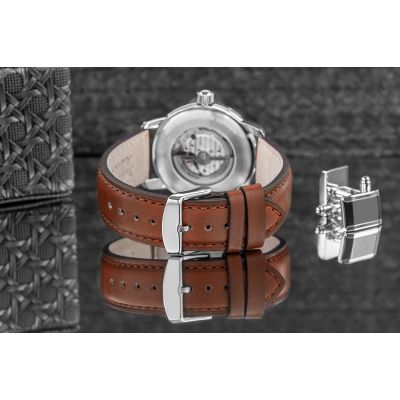 7. Zegarek Męski ZEPPELIN New Captain's Line Automatic 8662-1 + BOX